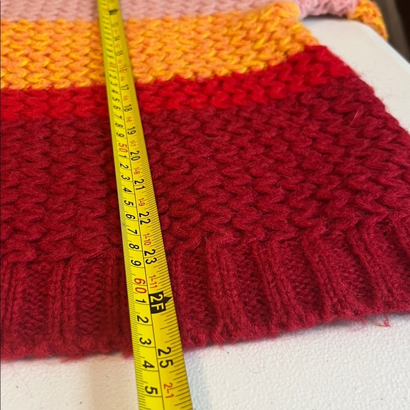 Farm Rio Oversized Rainbow Striped Sweater - Picture 10 of 13